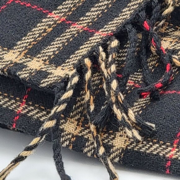 Vtg 90s Y2K Dark Academia Preppy Plaid Wrap Style Skirt Size 12 - Picture 7 of 14